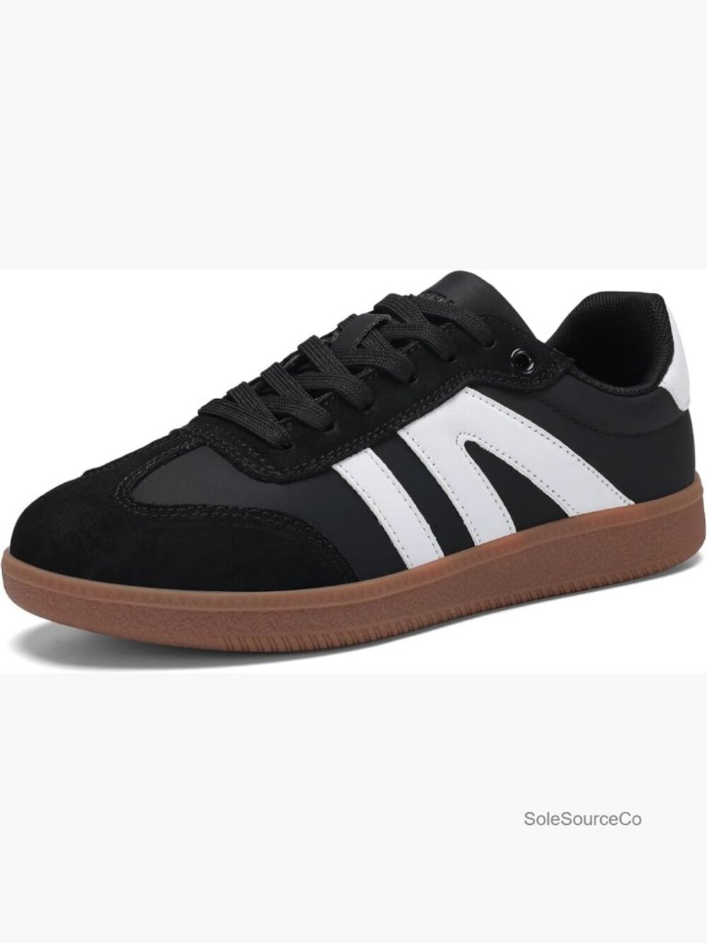 Retro Gum Sole Fashion Sneakers, Comfortable Lace Up Walking Shoes, Non Slip